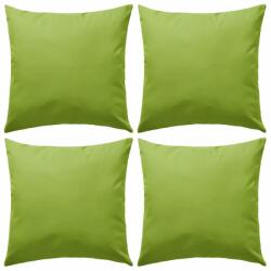 vidaXL Perne de exterior, 4 buc. , verde măr, 45 x 45 cm (132291)