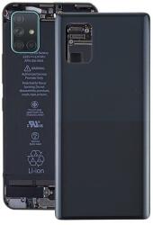 tel-szalk-193672 Samsung Galaxy A71 5G fekete akkufedél, hátlap (Prism Crush Black) (tel-szalk-193672)