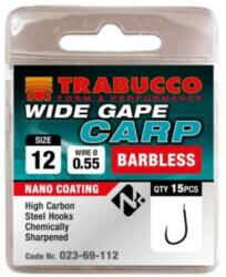 Trabucco Wide Gape Carp szakáll nélküli horog, méret: 14 (023-69-114)