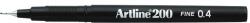 Artline Liner ARTLINE 200, varf fetru 0.4mm - negru (EK-200-BK) - officeclass