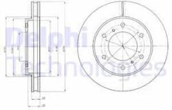 DELPHI Disc frana DELPHI BG4257 (BG4257) - automobilus