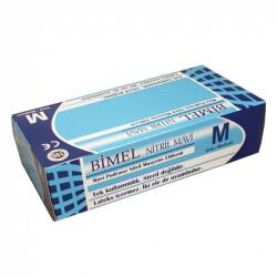 BIMEL Nitril vizsgáló kesztyű, púdermentes, kék "L" 100 db/doboz (BIMEL-N-L)