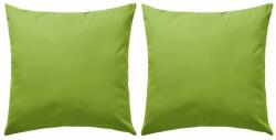 vidaXL Perne de exterior, 2 buc. , verde măr, 45 x 45 cm (132290)
