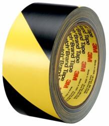 3M 766 Bandă adeziva din PVC, galben-negru, 100 mm x 33 m (AA-0766-0100-1)