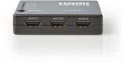Nedis HDMI manuális switch 5 port, Full HD (Nedis) [VSWI3455BK]