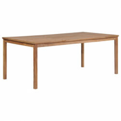 vidaXL Masă de exterior, 200 x 100 x 77 cm, lemn masiv de tec (44998)