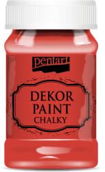 PENTART Dekor élénk krétafesték PENTART 100ml piros