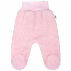 NEW BABY Baba plüss lábfejes nadrág New Baby Nice Bear rózsaszín - pindurka - 3 790 Ft