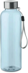 EVERESTUS Sticla sport pentru apa, 21MAR1838, 500 ml, Ø 6x20.5 cm, Everestus, Plastic, Transparent, Albastru, saculet inclus (EVE01-MO9910-52)