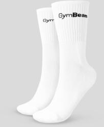 GymBeam 3/4 Socks 3Pack White zokni - GymBeam M/L