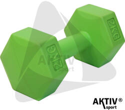 Aktivsport Kézisúlyzó cementes Aktivsport 2 kg zöld