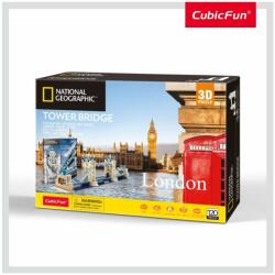 CubicFun Puzzle 3D+Brosura-Tower Bridge 120 Piese (CUDS0978h) - top10toys