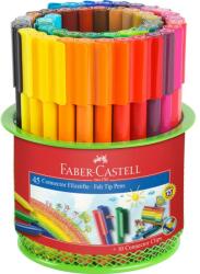 Faber-Castell Carioca 45 culori connector + suport mesh