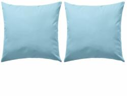 vidaXL Perne de exterior, 2 buc. , albastru deschis, 45 x 45 cm (132298)