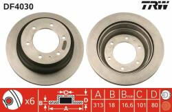 TRW Disc frana TRW DF4030 (DF4030) - automobilus