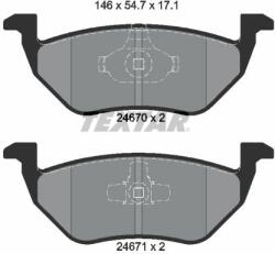 TEXTAR set placute frana, frana disc TEXTAR 2467001 - automobilus