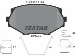 TEXTAR set placute frana, frana disc TEXTAR Q+ 2335404 (2335404)