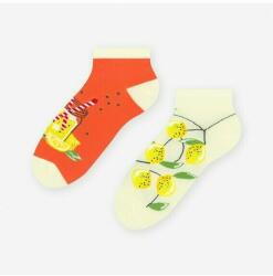 MORE Sosete scurte barbati, model asimetric Lemonade - Happy socks - More S035-004 portocaliu (S035004)