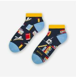 MORE Sosete scurte barbati, model asimetric Travels Low - Happy socks - More S035-008 bleumarin (S035008)