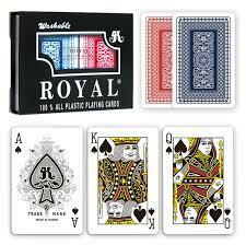 Accesorii Set 2 Pachete Carti Royal Canasta Poker Din Plastic (rba025d205-ab512lr) - nebunici