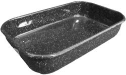 Delicia Bara-Bara téglalap alakú tepsi zománc bevonattal, fekete 36 cm - 141F/36 (BR82)