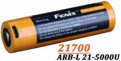 Fenix Acumulator Fenix 21700 - 5000mAh - Acumulator USB Type-C - ARB-L 21-5000U (ADV-406) Baterie reincarcabila