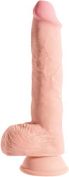 Pipedream King Cock Plus - 10" Triple Density Fat Cock with Balls