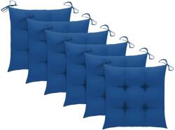 vidaXL Perne de scaun 6 buc. albastru deschis 40x40x7 cm textil oxford (314874)