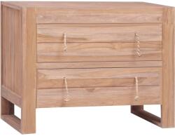 vidaXL Servantă, 80 x 35 x 60 cm, lemn masiv de tec (287895) Comoda