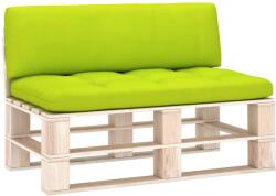 vidaXL Perne de paleți, 2 buc, verde aprins, material textil (314656)