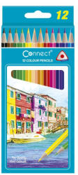 Connect Színes ceruza készlet, háromszögletű Connect 12 klf. szín (C-305589) - iroszer24