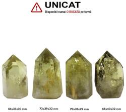 Obelisc Citrin din Ural1 Varf Cristal Natural 64-73 x 33-40 x 29-32 mm - ( XXL)