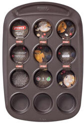 Pyrex Asimetria muffin sütőforma 12 db - 203197