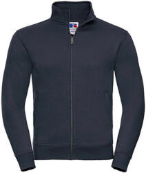 Russell Férfi pulóver hosszú ujjú Russell Europe Men's Authentic Sweat Jacket - 2XL, Sötétkék (navy)