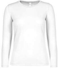 B&C Collection Női hosszú ujjú póló B&C #E150 LSL /women -L, Fehér