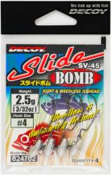 Decoy Jiguri DECOY SV-45 SLIDE BOMB, Nr. 6 1.5g, 4 buc. /plic (824689)