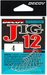 Decoy Carlige jig DECOY JIG12 FINE WIRE, W Nickel, Nr. 10, 9 buc. /plic (805640)