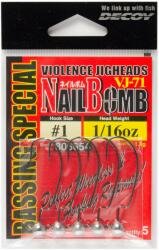 Decoy Jiguri DECOY VJ-71 NAIL BOMB, NR. 1 3.5g, 5 buc. /plic (806661)