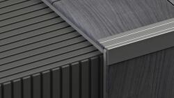 Profilplast Öntapadós lépcsőélvédő alumínium eloxált matt bronz 24, 5x10 mm 2, 7 m