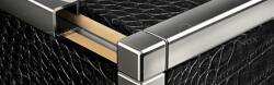 Profilplast NOX négyzetes sarokprofil inox 11 mm 2, 5 m