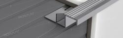 Profilplast Szögletes lépcsőélvédő alumínium eloxált matt arany 11 mm 2, 5 m