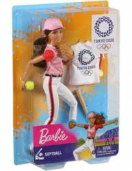 Mattel Barbie Tokyo 2020 Papusa Campioana la Softball GJL77