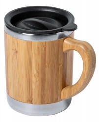 EVERESTUS Cana termos, 21MAR2714, 300 ml, Ø 80x105 mm, Everestus, Otel, Bambus, Natur (EVE10-AP721955)
