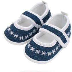 NEW BABY Baba kislányos cipő New Baby Jeans fehér 12-18 h - babyboxstore