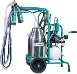 Kurtsan Aparat de muls cu 2 posturi și 1 bidon inox cu pulsator electronic (FERKM02044KUR)