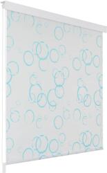 vidaXL Roletă perdea de duș 120x240 cm Model bule (142867) Perdea de dus