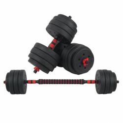 Sportmann Комплект дъмбели и гири sportmann shg07, 40 кг, Черен, Червен
