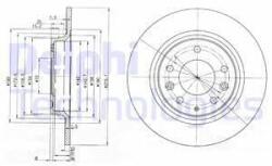 DELPHI Disc frana DELPHI BG3877 (BG3877) - automobilus