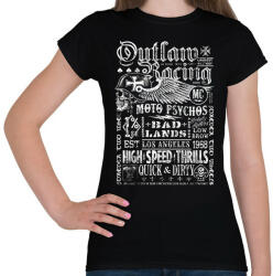 printfashion outlaw - Női póló - Fekete (4870235)