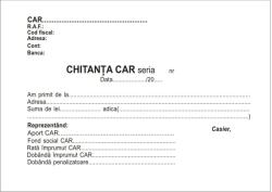 Chitantier A6 CAR IFN 3 exemplare